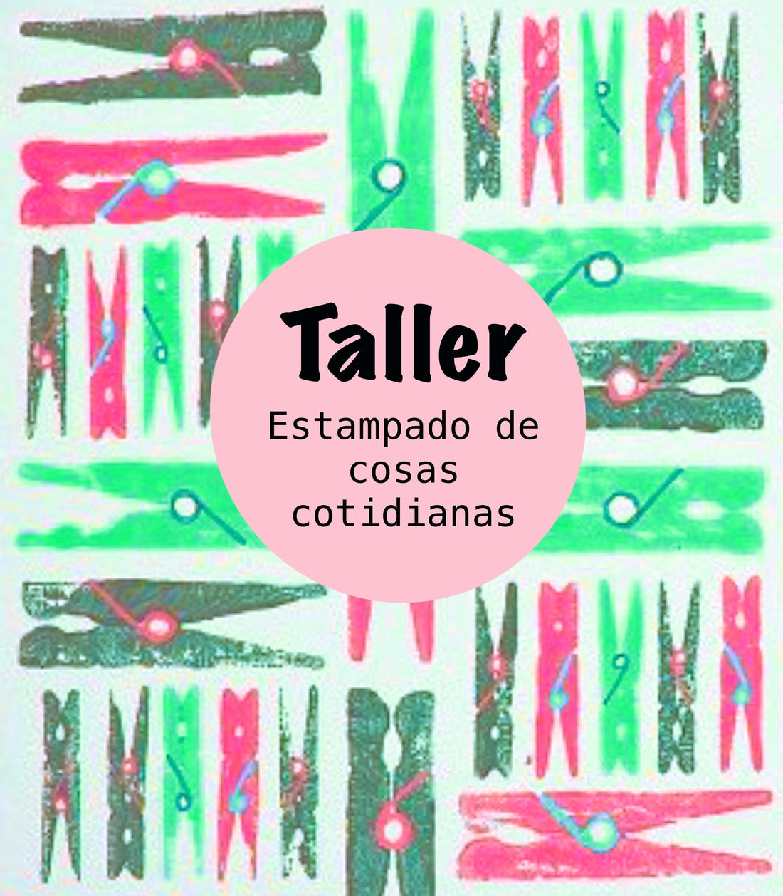 Taller de Estampado de cosas cotidianas