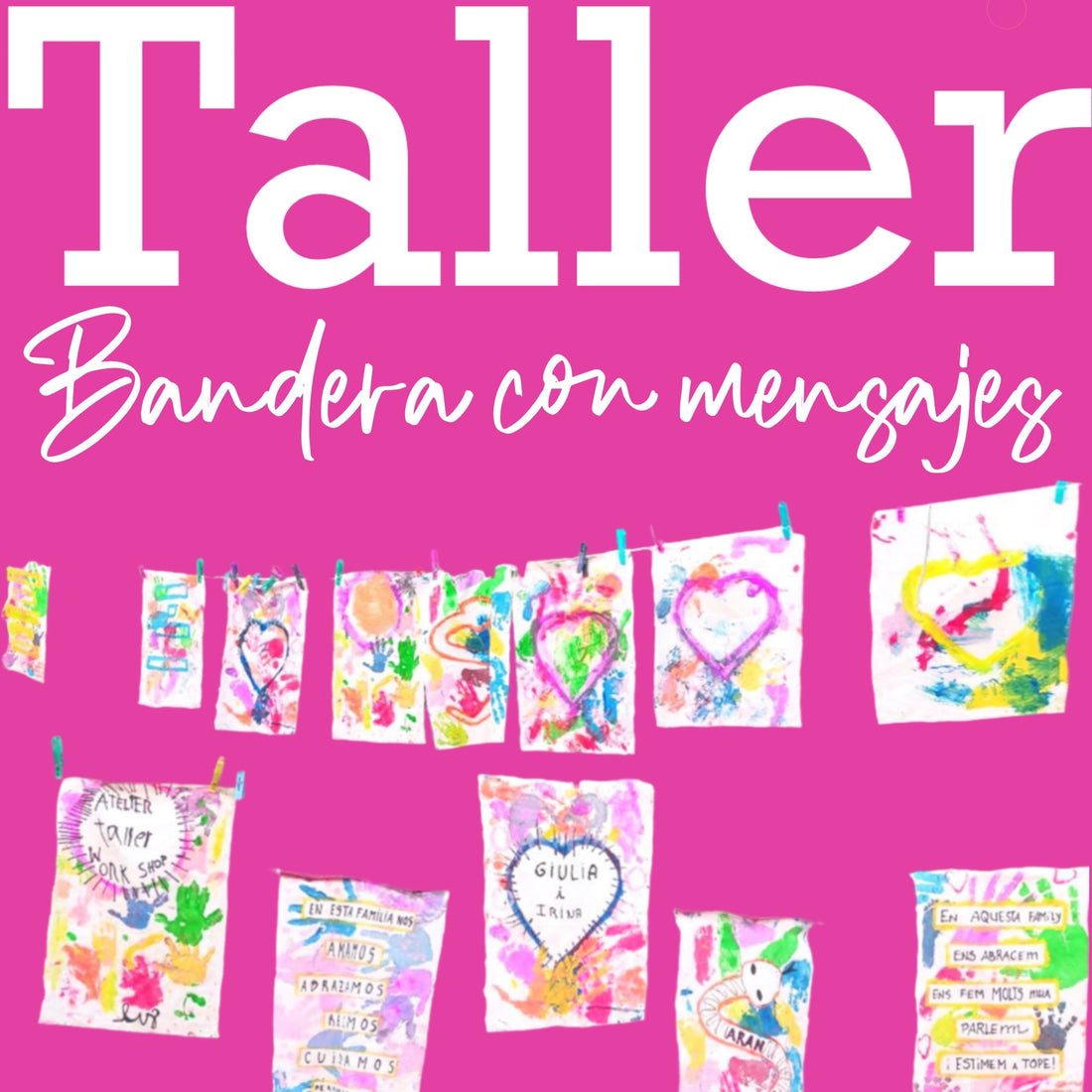 Taller Banderolas con mensaje