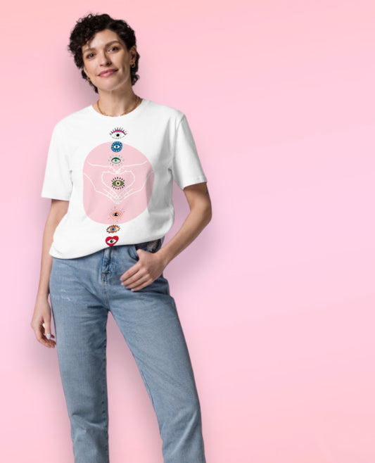 Camiseta ojos de chakras