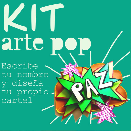 KIT ARTE POP diseña tu propio cartel